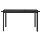 NNEVL 7 Piece Garden Dining Set Aluminium Anthracite