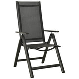 NNEVL 7 Piece Garden Dining Set Aluminium Anthracite