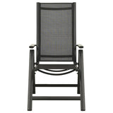 NNEVL 7 Piece Garden Dining Set Aluminium Anthracite