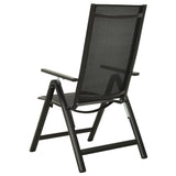 NNEVL 7 Piece Garden Dining Set Aluminium Anthracite