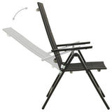NNEVL 7 Piece Garden Dining Set Aluminium Anthracite