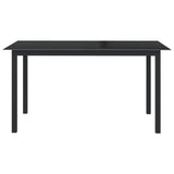 NNEVL 7 Piece Garden Dining Set Aluminium Anthracite