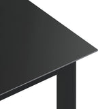 NNEVL 7 Piece Garden Dining Set Aluminium Anthracite