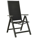 NNEVL 7 Piece Garden Dining Set Aluminium Anthracite