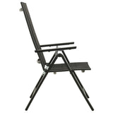 NNEVL 7 Piece Garden Dining Set Aluminium Anthracite