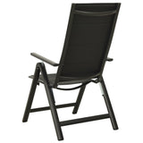 NNEVL 7 Piece Garden Dining Set Aluminium Anthracite
