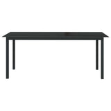 NNEVL 9 Piece Garden Dining Set Aluminium Anthracite