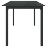 NNEVL 9 Piece Garden Dining Set Aluminium Anthracite