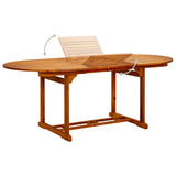 NNEVL 7 Piece Garden Dining Set Poly Rattan Brown