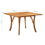 NNEVL 5 Piece Garden Dining Set Beige