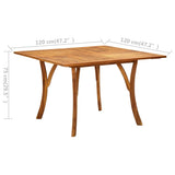NNEVL 5 Piece Garden Dining Set Grey