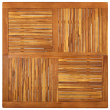 NNEVL 5 Piece Garden Dining Set Brown
