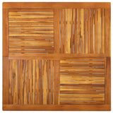 NNEVL 5 Piece Garden Dining Set Brown