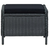 NNEVL 7 Piece Garden Dining Set Dark Grey