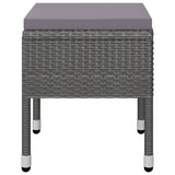 NNEVL 5 Piece Garden Dining Set Grey