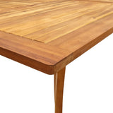 NNEVL 5 Piece Garden Dining Set Dark Grey