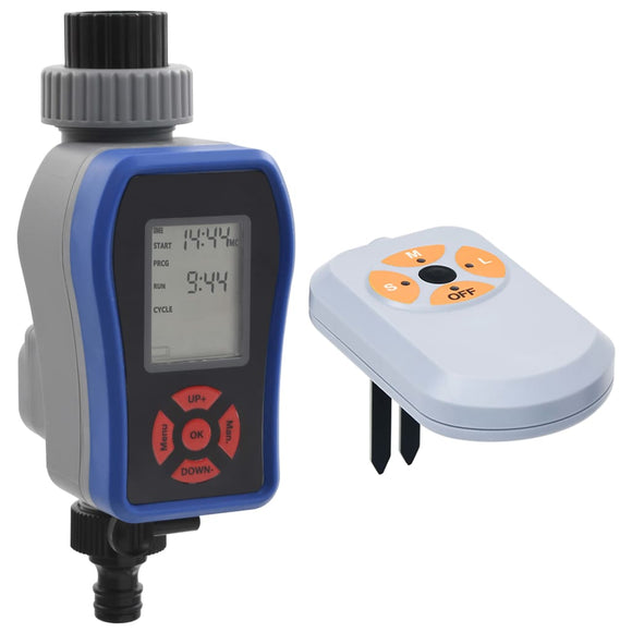 NNEVL Digital Water Timer with Single Outlet and Moisture Sensor