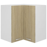 NNEVL Hanging Corner Cabinet Sonoma Oak 57x57x60 cm Chipboard