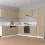 NNEVL Hanging Corner Cabinet Sonoma Oak 57x57x60 cm Chipboard