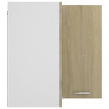 NNEVL Hanging Corner Cabinet Sonoma Oak 57x57x60 cm Chipboard