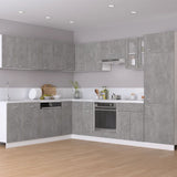NNEVL Hanging Corner Cabinet Concrete Grey 57x57x60 cm Chipboard