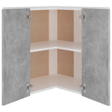 NNEVL Hanging Corner Cabinet Concrete Grey 57x57x60 cm Chipboard