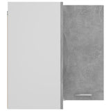 NNEVL Hanging Corner Cabinet Concrete Grey 57x57x60 cm Chipboard
