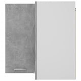 NNEVL Hanging Corner Cabinet Concrete Grey 57x57x60 cm Chipboard