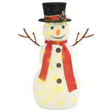 NNEVL Decorative Christmas Snowman Figure with LED Luxury Fabric 60cm