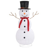 NNEVL Decorative Christmas Snowman Figure LED Luxury Fabric 120cm