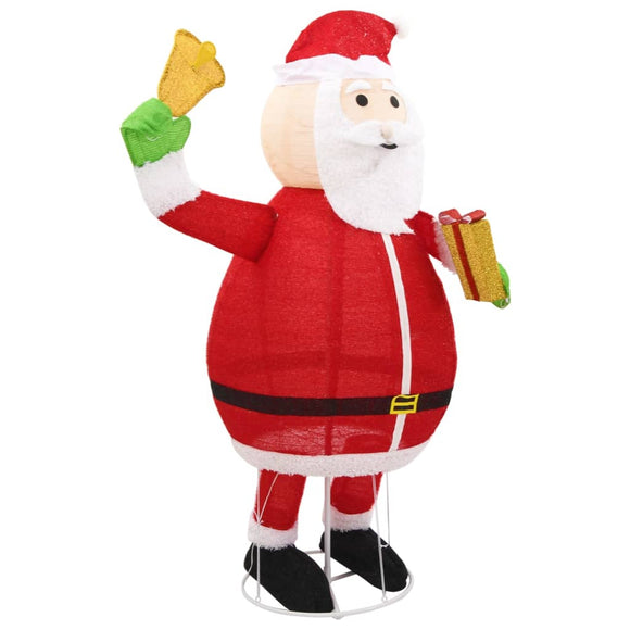 NNEVL Decorative Christmas Santa Claus Figure LED Luxury Fabric 180 cm