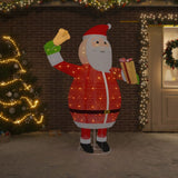 NNEVL Decorative Christmas Santa Claus Figure LED Luxury Fabric 180 cm