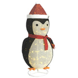NNEVL Decorative Christmas Snow Penguin Figure LED Luxury Fabric 180cm