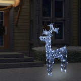 NNEVL Reindeer Christmas Decoration 90 LEDs 60x16x100 cm Acrylic