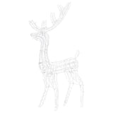 NNEVL Acrylic Reindeer Christmas Decoration 140 LEDs 128cm Warm White