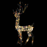 NNEVL Acrylic Reindeer Christmas Decoration 140 LEDs 128cm Colourful