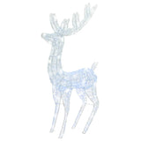 NNEVL XXL Acrylic Christmas Reindeer 250 LED 180 cm Cold white
