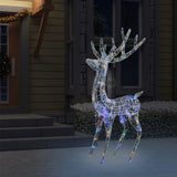 NNEVL XXL Acrylic Christmas Reindeer 250 LED 180 cm Colourful