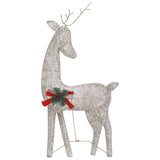 NNEVL Christmas Reindeer Family 270x7x90 cm Gold Warm White Mesh