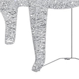NNEVL Reindeer & Sleigh Christmas Decoration 60 LEDs Outdoor Silver