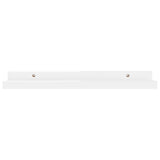 NNEVL Wall Shelves 2 pcs High Gloss White 40x9x3 cm