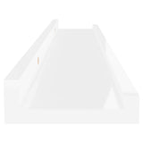 NNEVL Wall Shelves 2 pcs High Gloss White 60x9x3 cm