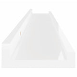 NNEVL Wall Shelves 2 pcs High Gloss White 80x9x3 cm