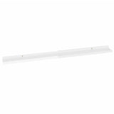 NNEVL Wall Shelves 2 pcs High Gloss White 100x9x3 cm
