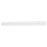 NNEVL Wall Shelves 2 pcs High Gloss White 100x9x3 cm