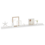 NNEVL Wall Shelves 2 pcs White 100x9x3 cm