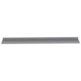 NNEVL Wall Shelves 2 pcs Grey 115x9x3 cm