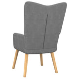 NNEVL Relaxing Chair Dark Grey Fabric