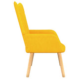 NNEVL Relaxing Chair Mustard Yellow Fabric