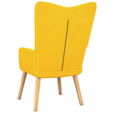 NNEVL Relaxing Chair Mustard Yellow Fabric